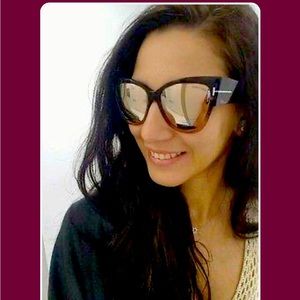 Tom Ford Anoushka sunglasses mirror lens